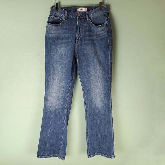 Cabi Womens 5th Avenue High Rise Medium Blue Wash Jeans Size 6 - Picture 1 of 5
